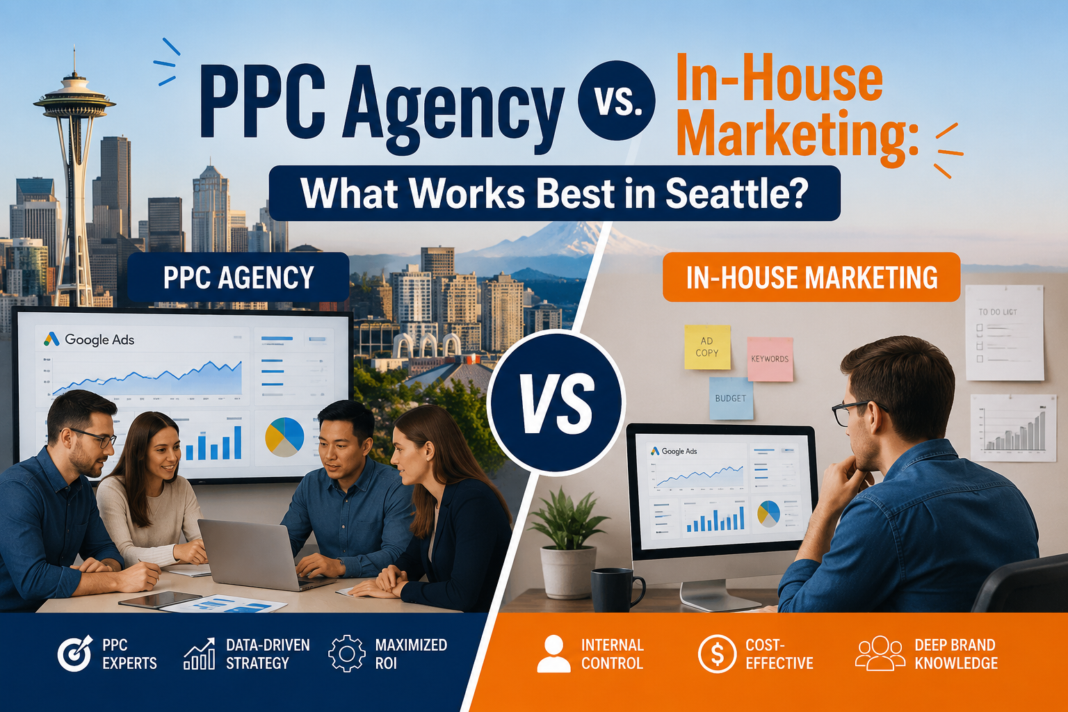 PPC Agency vs. In-House Marketing: What Works Best in Seattle? 